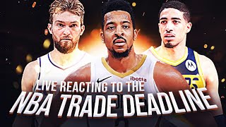 NBA TRADE DEADLINE 2022: LIVE REACTING TO TRADES!