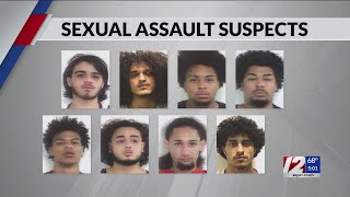 7 men charged with sexually assaulting teenage girl last year; 1 wanted by police