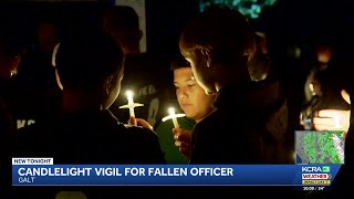 Galt community gathers to honor fallen Chowchilla officer