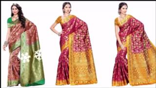 Kanjivaram Art Silk Sari for Diwali | Latest Fashion Diwali Collections 2016