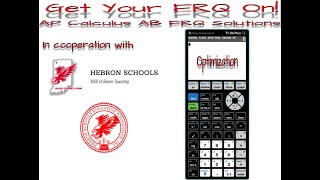 Solving Optimization Problems (TI 84 Plus CE)