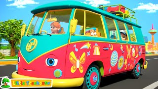Wheels on the Bus Go Round and Round - Sing Along Rhymes & More Baby Songs