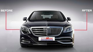 Mercedes Benz W222 S500 to 2020 Mercedes-Maybach facelift conversion by @AutoMarc India