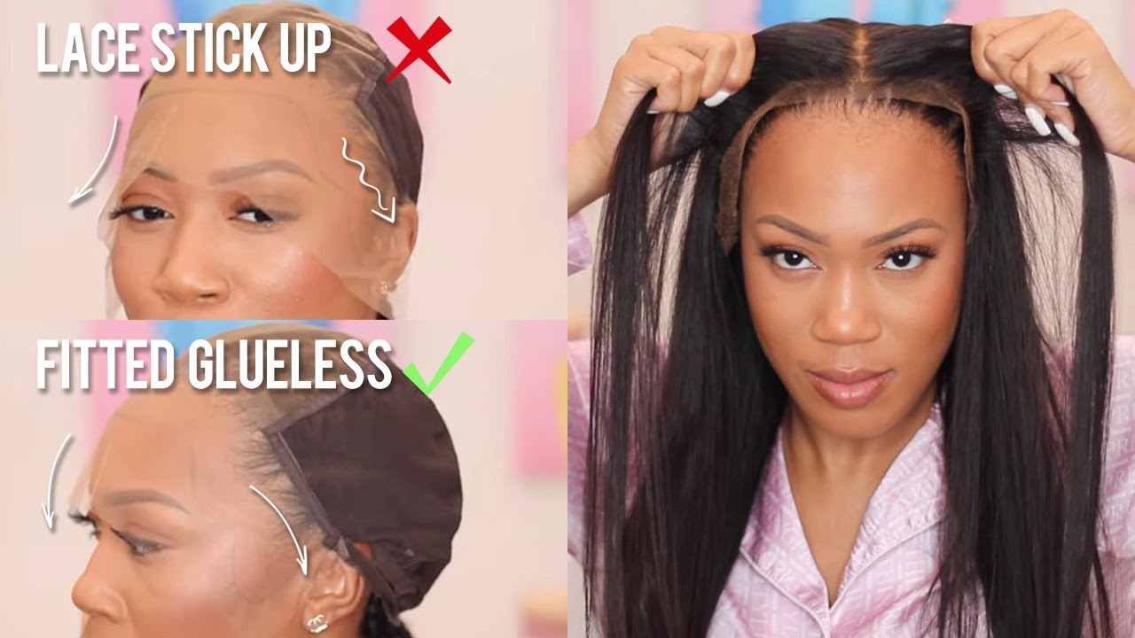 HAIRVIVI *NEW* FITTED GLUELESS WIG! A SNUG & EFFORTLESS INSTALL #shorts