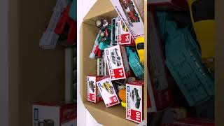 【トミカ】はたらくくるま ミニカーを同じ箱に楽しく収納☆Enjoy storing Tomica minicars in the same box