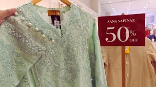 Sana Safinaz 50% OFF 🔥 Sanasafinaz Sale 2024📣🔥 Sanasafinaz Sale