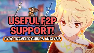 A COMPLETE Guide \u0026 Meta Analysis on the Pyro Traveler! | Best Builds - Weapons, Artifacts, Teams