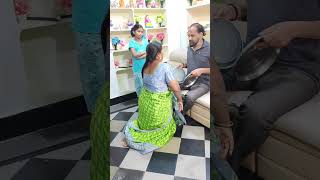 ఇద్దరు కలిసి ఏంచేశారు ?😂 Wife \u0026 Husband and Daughter Comedy😂 #comedy #shorts #trending