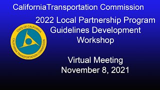 CTC 2022 Local Partnership Program Guidelines Development Workshop 11/8/21