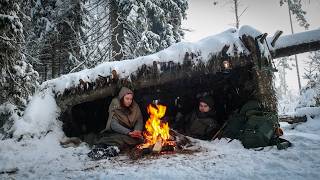 Winter Bushcraft Survival: -15°C / 5°F, Moose Encounter \u0026 Hard Lessons