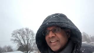 Live Snow Fall February 24th 2022/பனி பொழியும் நேரம்