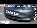 Top 6 Tesla Front License Plate Installation Options