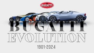 BUGATTI EVOLUTION (1901 - 2024)