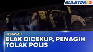 JENAYAH | Elak Dicekup, Dua Individu Dipercayai Penagih Tolak Polis