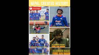 NEPAL 🔥 CREATED HISTORY ‼️ #shorts #short #cricket #ytshorts #youtube