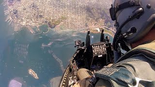 San Francisco Fleet Week - F-16 Demo over the Bay - 2017