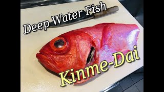 How to fillet【Aged Kinme-Dai】for making Nigiri Sushi. Splendid Alfonsino / Deep water fish