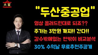 두산중공업! 거봐 내가 간다고했지??무조건 사라했지??