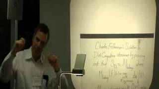 Robert Fefferman (Chicago) - "Some Generalizations of Classical Problems in Harmonic Analysis..."