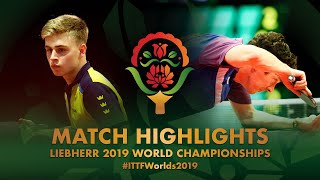 Truls Moregard vs Niall Cameron | 2019 World Championships Highlights (Group)