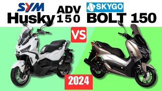 SYM Husky ADV 150 vs Skygo Bolt 150 | Side by Side Comparison | Specs and Price | 2024