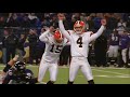 phil dawson saves the day in baltimore joe thomas unforgettable memories cleveland browns