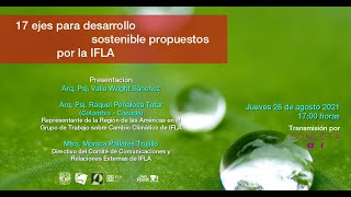 17 ejes para desarrollo sostenible propuestos por la IFLA