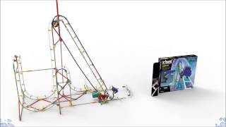 K'NEX Blizzard Blast Roller Coaster Building Set