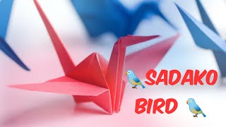 PAPER BIRD,ORIGAMI BIRD,SADAKO BIRD, SIMPLE ORIGAMI [LITTLE CRAFTERS]