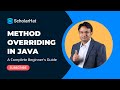 Overriding in Java | Learn Method Overriding in Java | Java Tutorial for Beginners