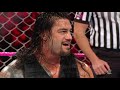 full match roman reigns vs. braun strowman steel cage match raw oct. 16 2017