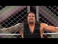 full match roman reigns vs. braun strowman steel cage match raw oct. 16 2017