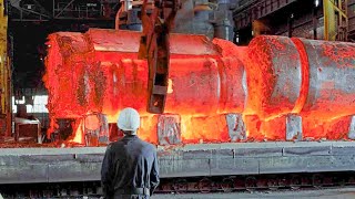 Amazing Heavy Industry Machinery, Extremely Dangerous Biggest Heavy Duty Hammer Forging Process