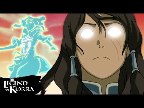 What episode does Korra go into the Avatar State?