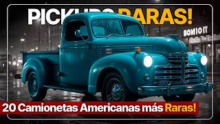 Las 20 Camionetas Americanas Antiguas Más Raras! Que Nunca Has Escuchado!