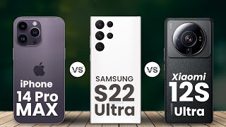 iPhone 14 Pro Max vs Samsung Galaxy S22 Ultra vs Motorola Edge 30 Ultra