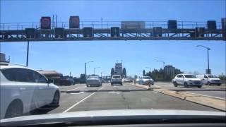 Daytime drive through Anzac Bridge & Sydney Harbour Bridge in Audi S3