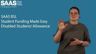 Student Funding Made Easy – Disabled Students’ Allowance