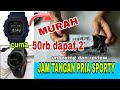 JAM TANGAN PRIA SPORTY MURAH, Unboxing dan review