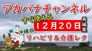 再編集【１２月２０日にすぐ使えるリハビリ＆介護レク】■ある人を手話でお祝いしよう■ハルサー体操■座ってできる認知症予防体操■記念日やウチナーグチも学べるアカバナチャンネル