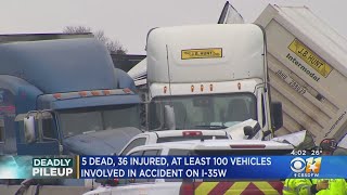 Truck Driver Shares Experience Driving Into Massive I-35W Pileup: 'All Of A Sudden There's Ice And E
