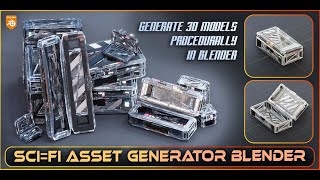 Procedural Sci-Fi Asset Generator - Blender Geometry Nodes Tutorial