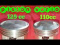 Perbedaan piston Vario 110cc dan Vario 125cc