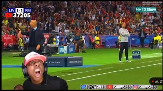 IShowSpeed Reacts To Gareth Bale's Bicycle kick Agianst Liverpool In UCL 2018 Final