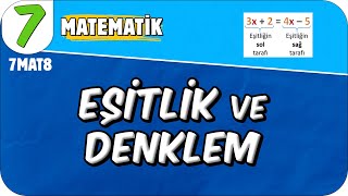 Eşitlik ve Denklem 📘 7MAT8 #2025