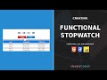 Creating a STOPWATCH using HTML, CSS, and JavaScript