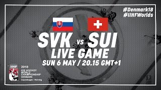 Slovakia - Switzerland | Full Game | 2018 IIHF Ice Hockey World Championship