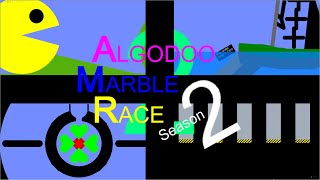 Algodoo Marble Race - Season 2 - Part 2 - Hi MIKAN!
