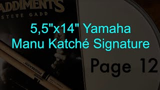 Yamaha Manu Katché Signature/Gaddiments page 12