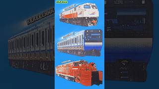 LOKOMOTIF KERETA API CC206, LOKOMOTIF KRL JR E32-1000 DAN LOKOMOTIF KERETA API JNR DD14 #shorts